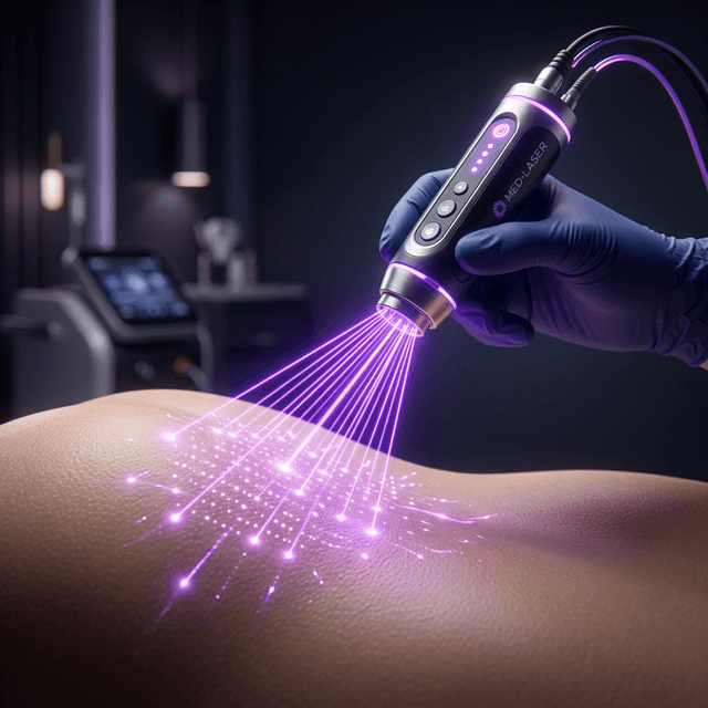 Laser precision approach